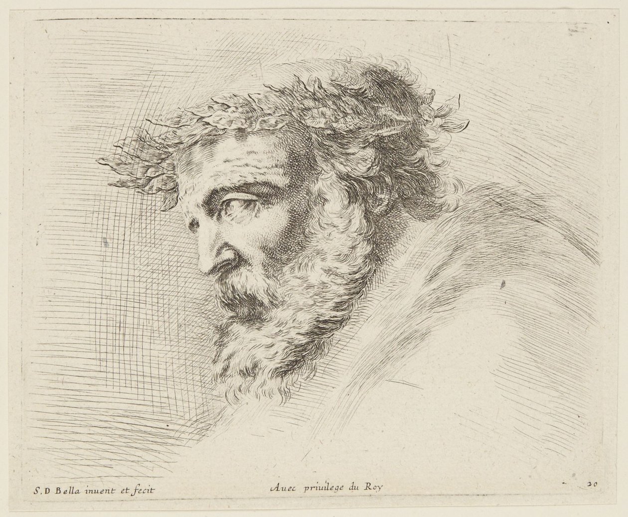Study (I principii del disegno, 20) da Stefano della Bella