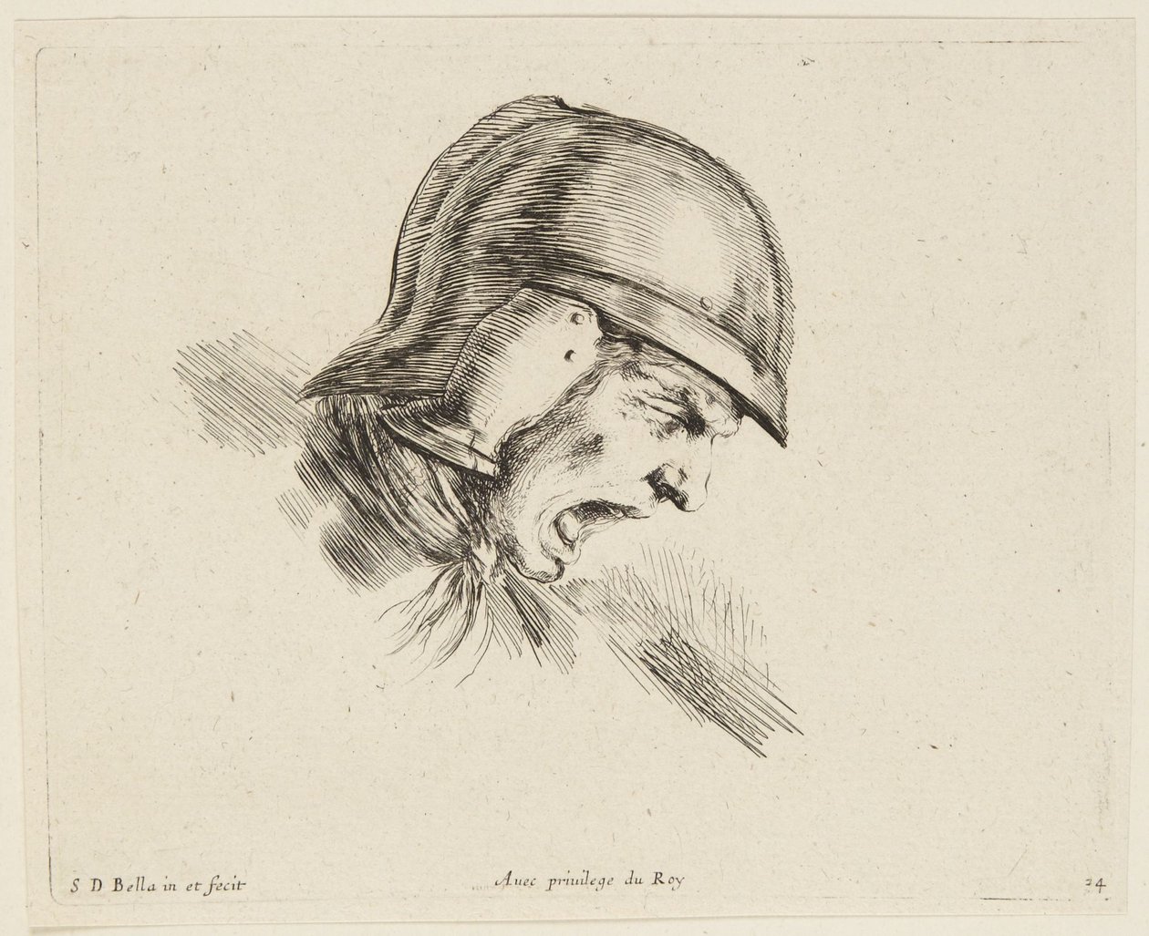 Study (I principii del disegno, 24) da Stefano della Bella