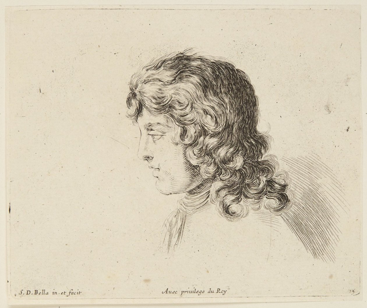 Study (I principii del disegno, 25) da Stefano della Bella