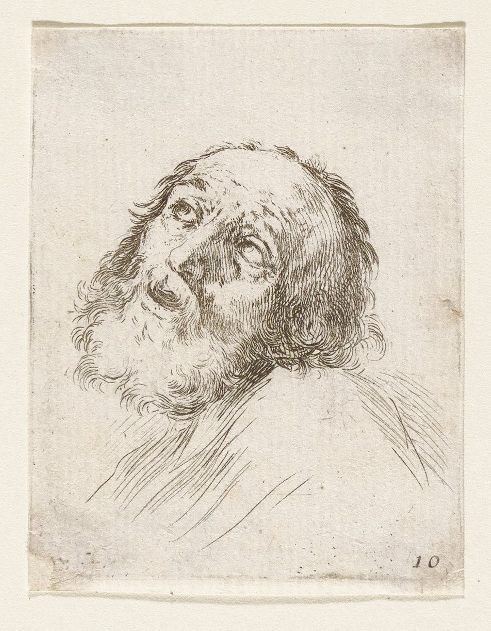 Testa di San Pietro penitente da Stefano della Bella