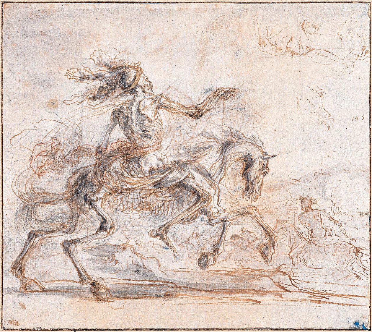 La morte sul campo di battaglia, tra il 1640 e il 1650 da Stefano della Bella