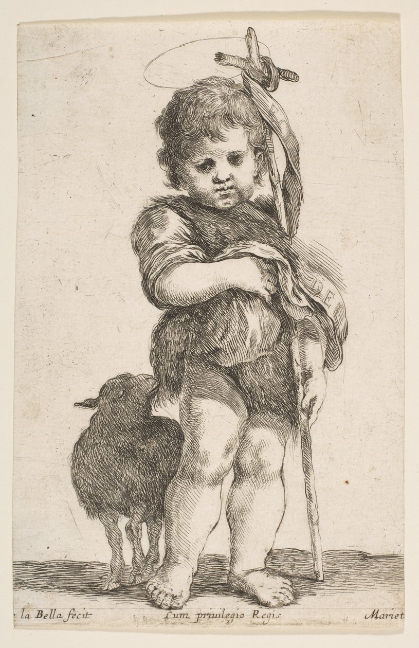 Il Bambino San Giovanni Battista che solleva la sua veste da Stefano della Bella