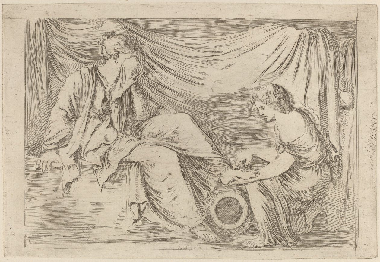 La Toilette di una Sposa da Stefano della Bella