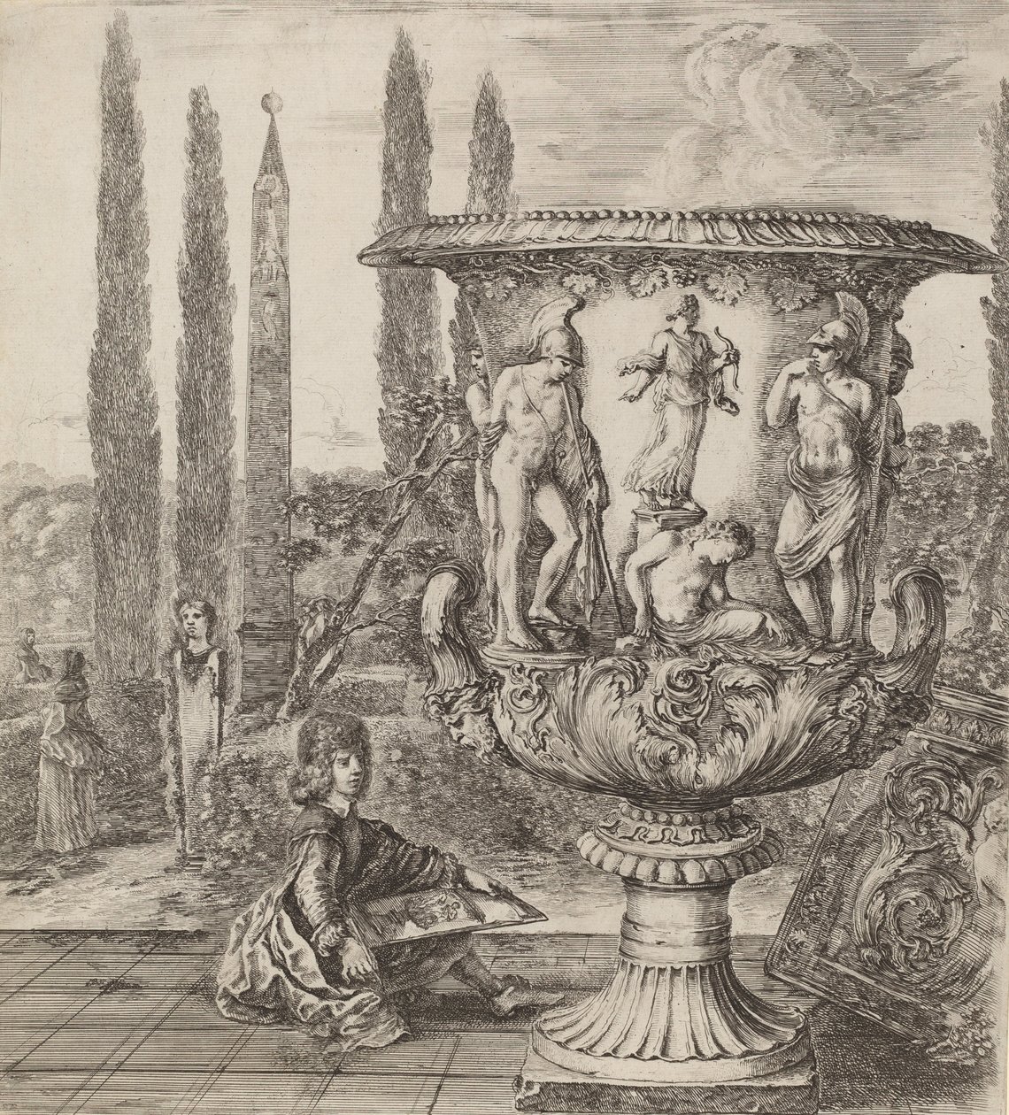 Il vaso dei Medici, 1656 da Stefano della Bella