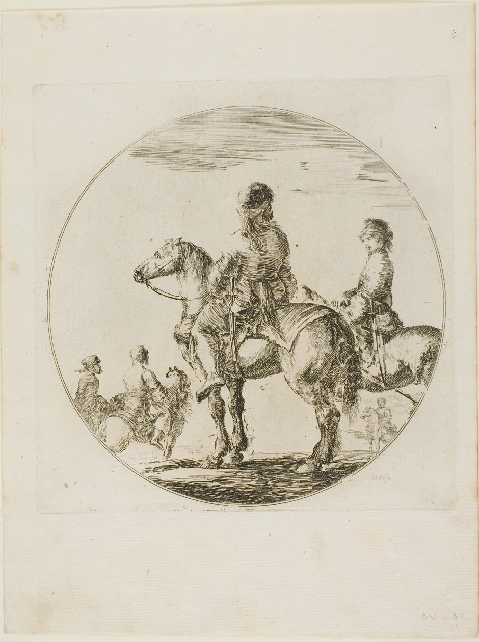 Due Cavalieri Polacchi da Stefano della Bella