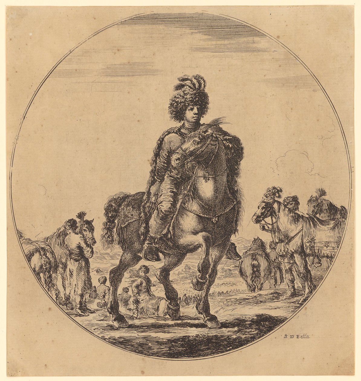 Cavaliere ungherese da Stefano della Bella