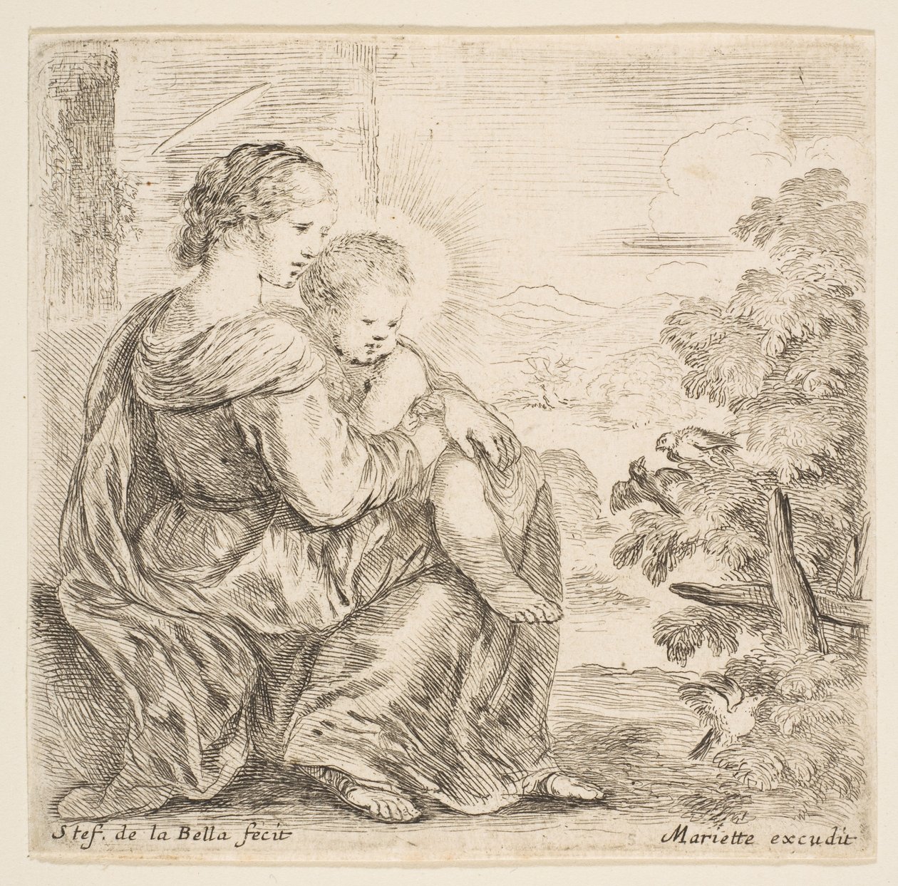 Vergine e Bambino Gesù da Stefano della Bella