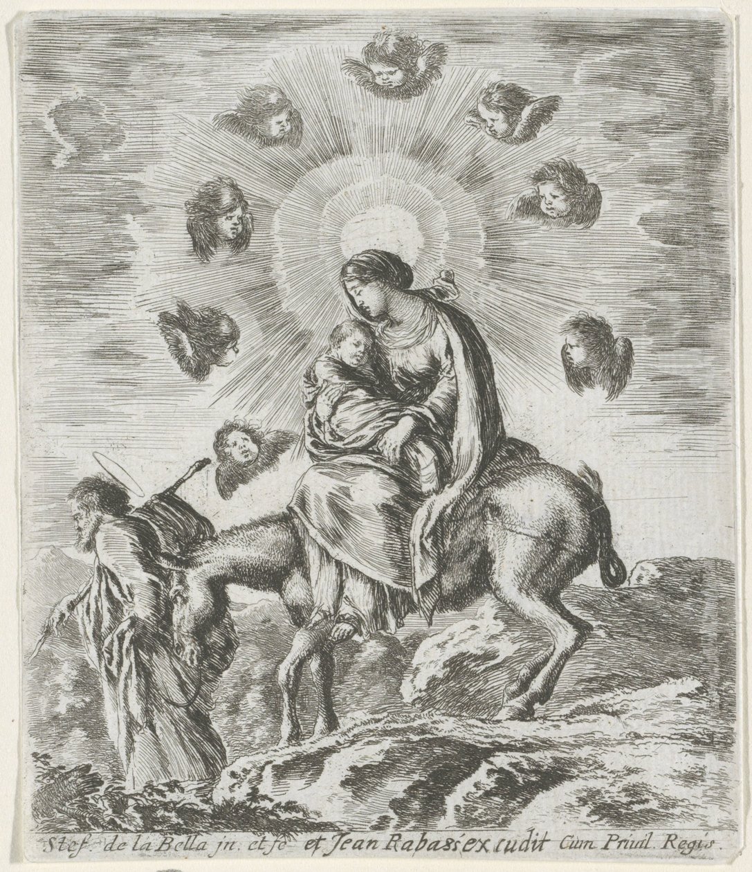 Fuga in Egitto da Stefano della Bella
