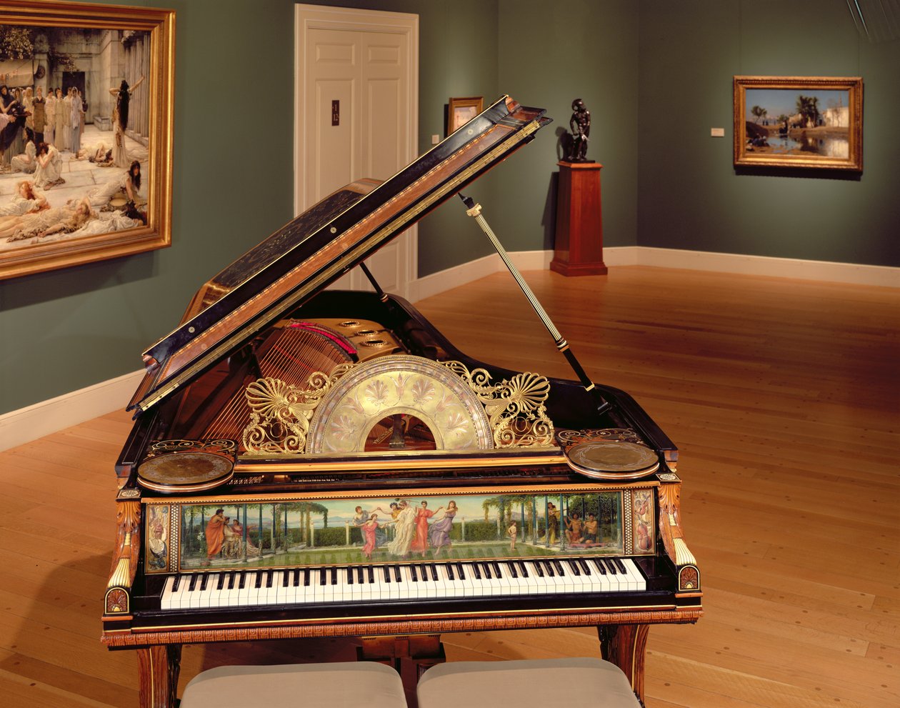 Pianoforte modello D, No.54538, 1884 da Steinway and Sons