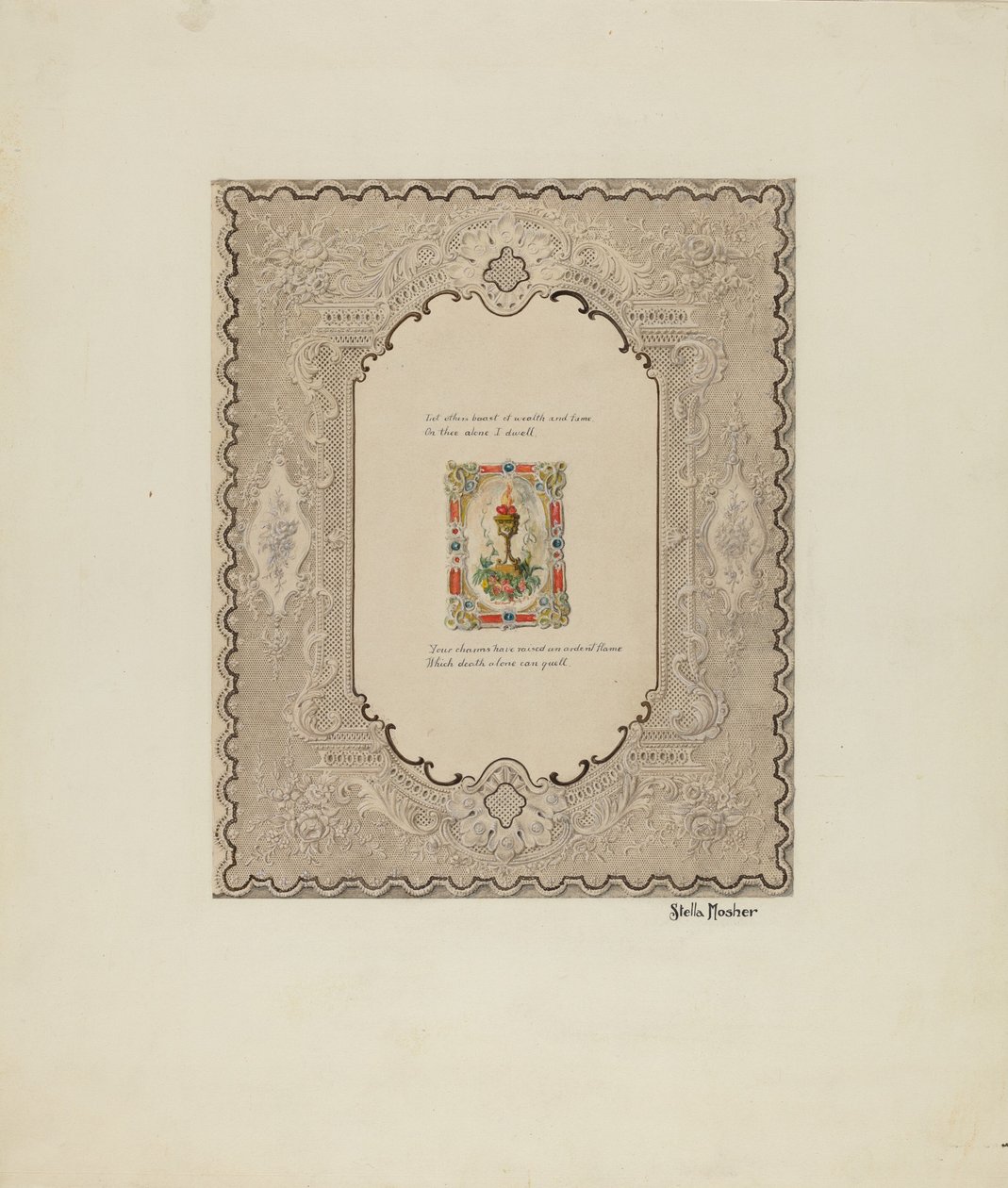 Valentino, c. 1941 da Stella Mosher