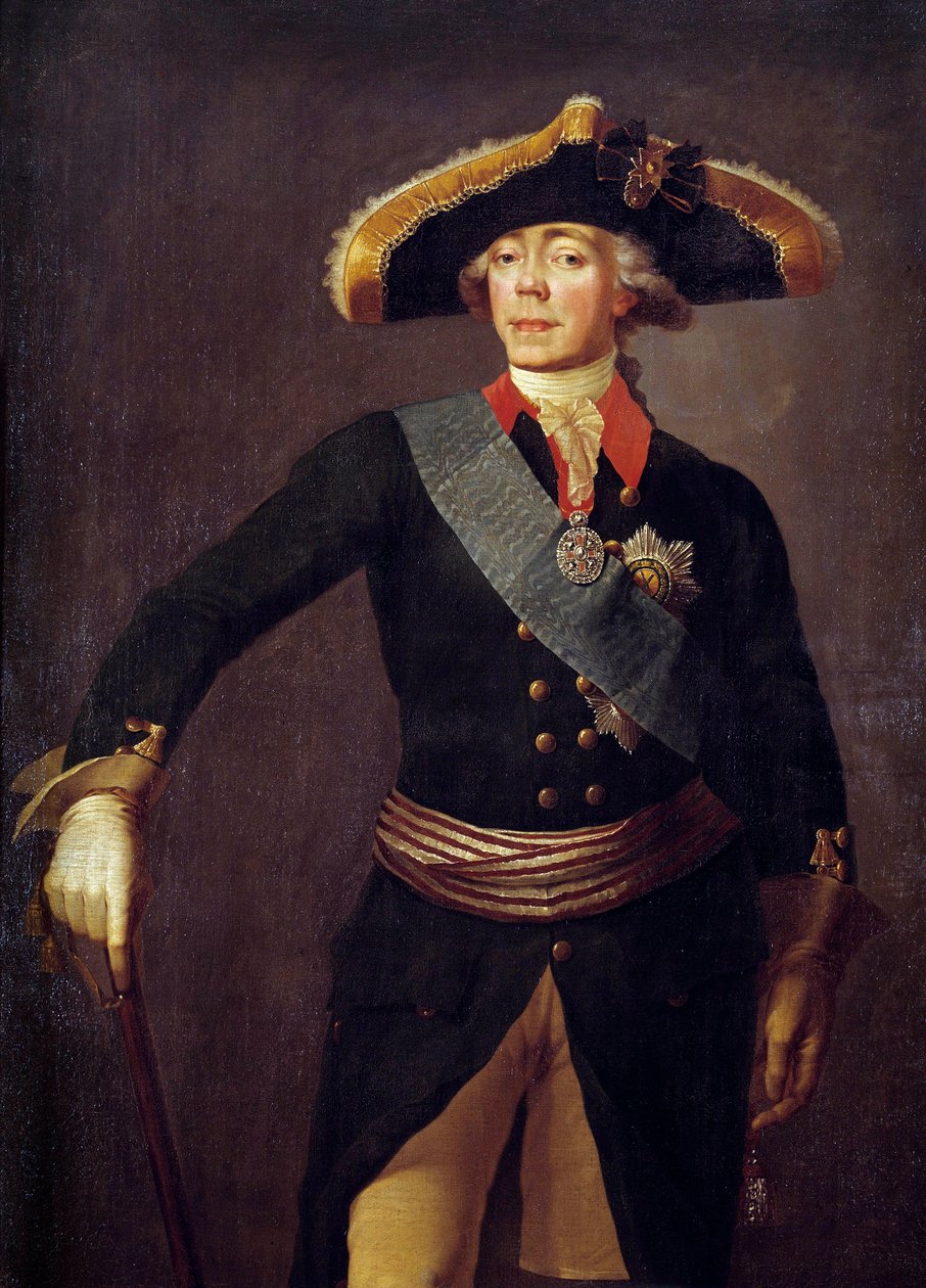 Ritratto di Paolo I, Imperatore di Russia da Stepan Semenovich Shchukin