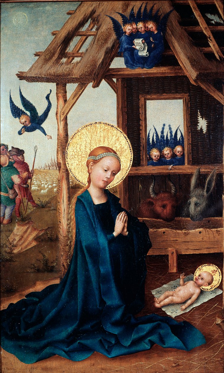 Adorazione del Bambino da Stephan Lochner