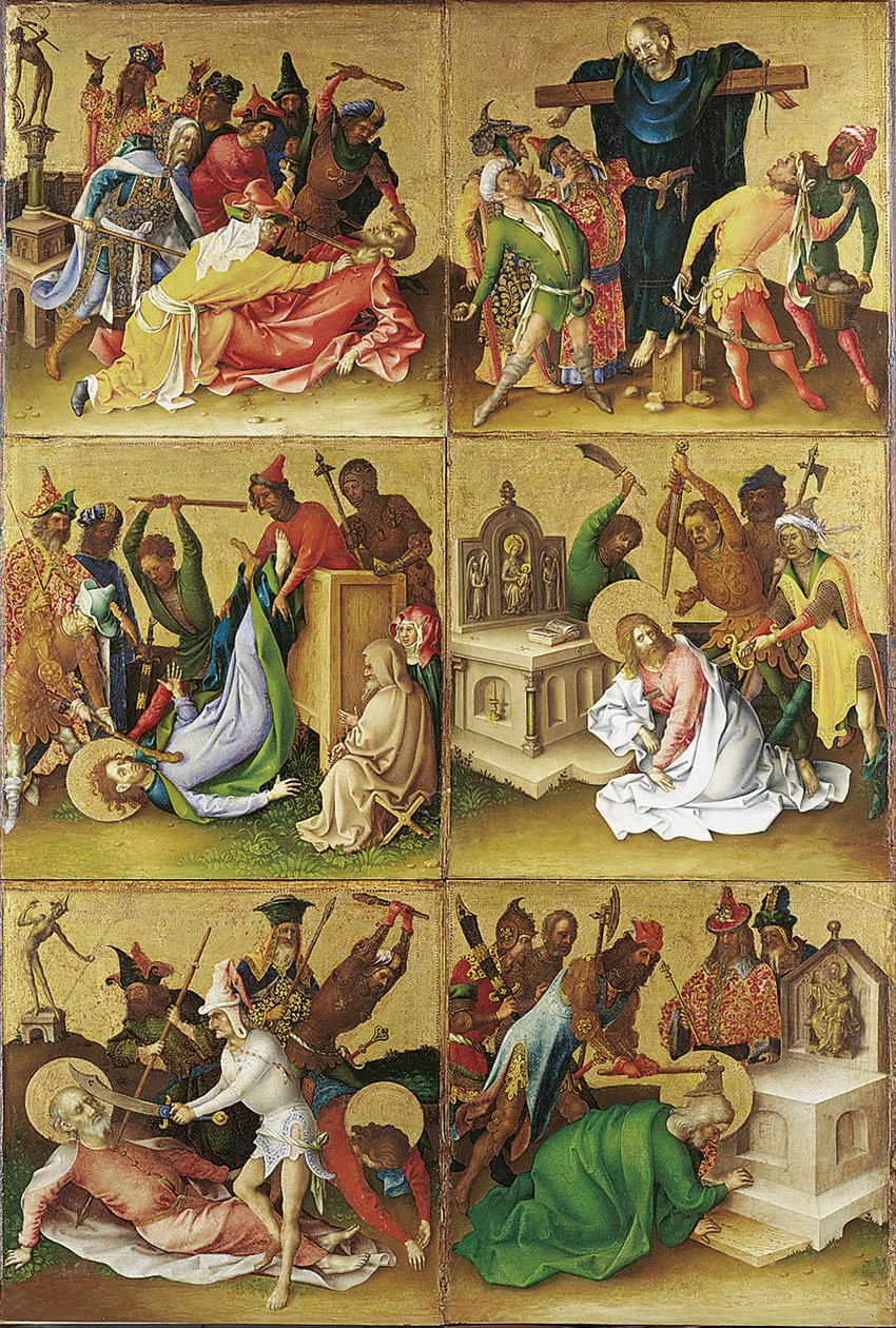 Martirio degli Apostoli. Pannello destro da Stephan Lochner