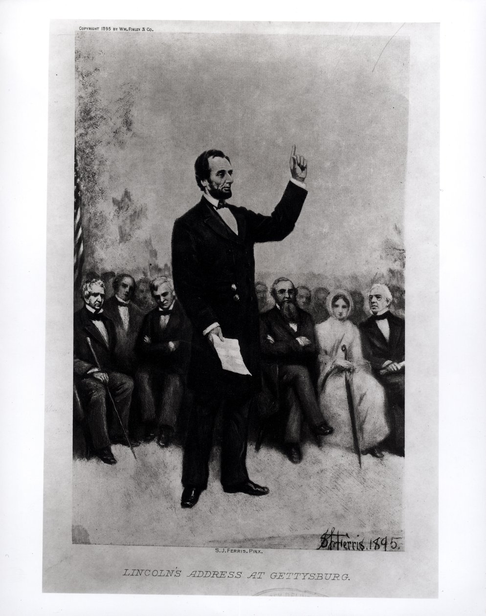 Discorso di Lincoln a Gettysburg da Stephen James Ferris