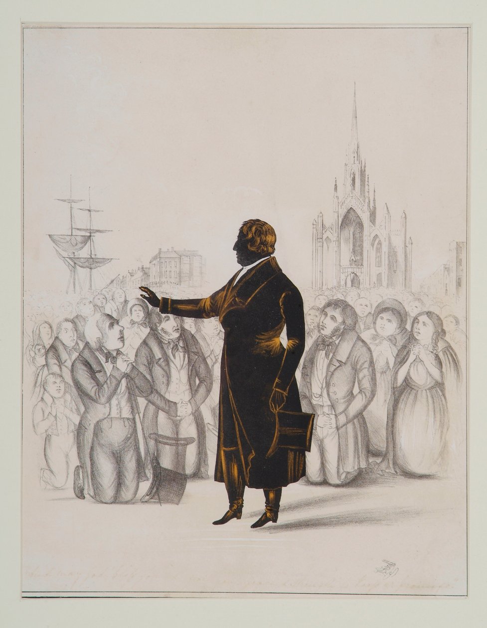 Silhouette di Padre Mathew da Stephen ODriscoll
