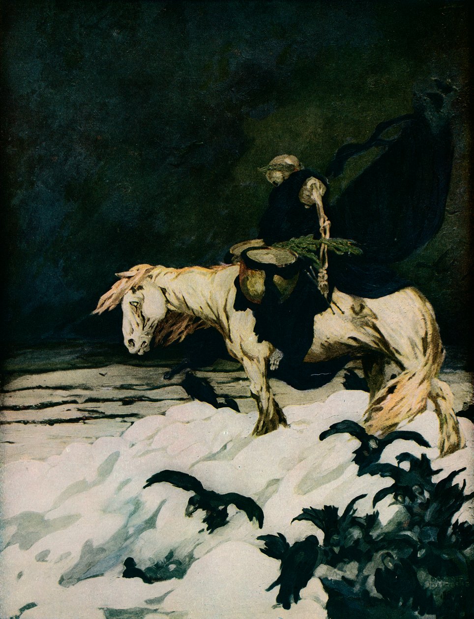 La ritirata da Mosca, 1911, 1918 da Stephen Baghot de la Bere