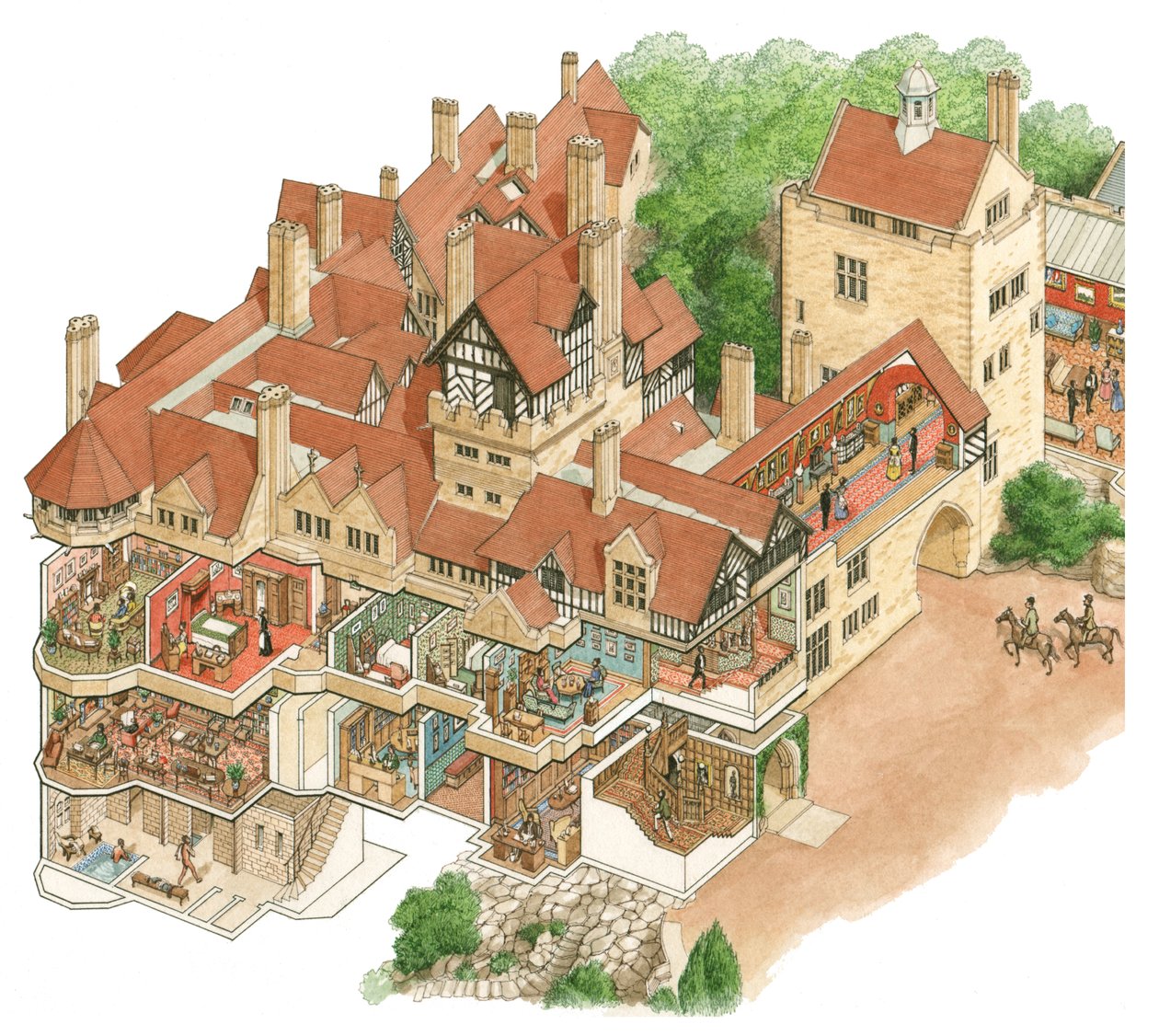 Cragside House, Northumberland da Stephen Conlin