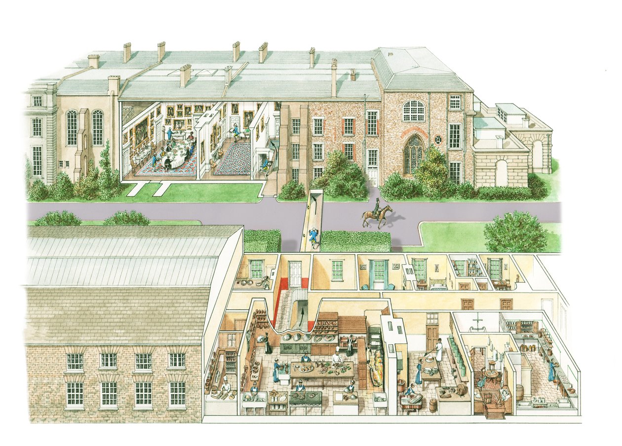 Petworth House, c.1890-1914 da Stephen Conlin