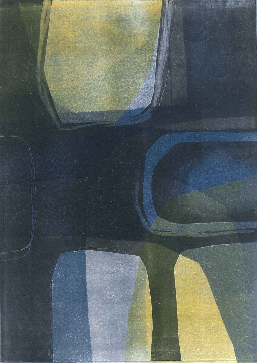 Arches Sun  Sea I, 2015 (monoprint su carta) da Stephen Dow