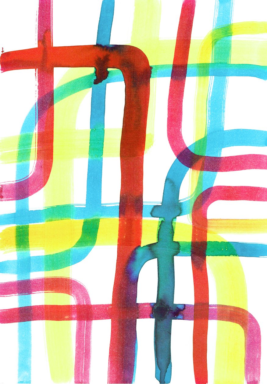 Intersezione, 2016 (inchiostro su carta) da Stephen Dow