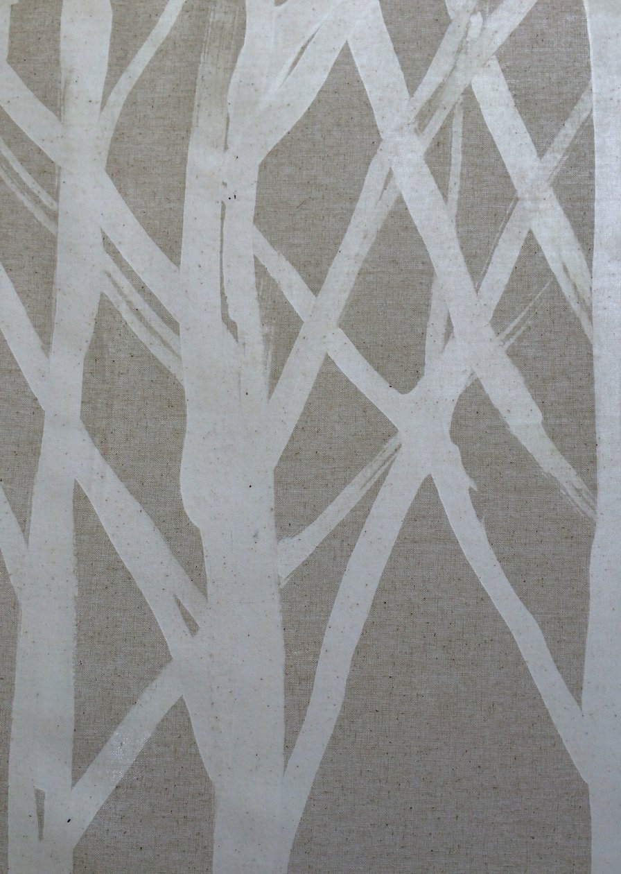 Albero I, 2016 (cera su tela) da Stephen Dow