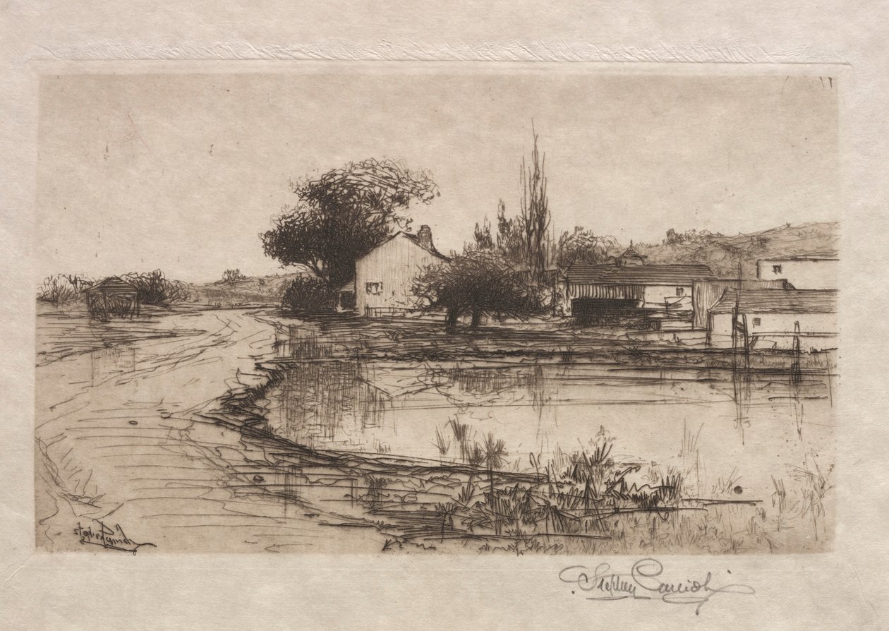 Schizzo vicino a Pittsfield, Mass., 1887-1888 da Stephen Parrish