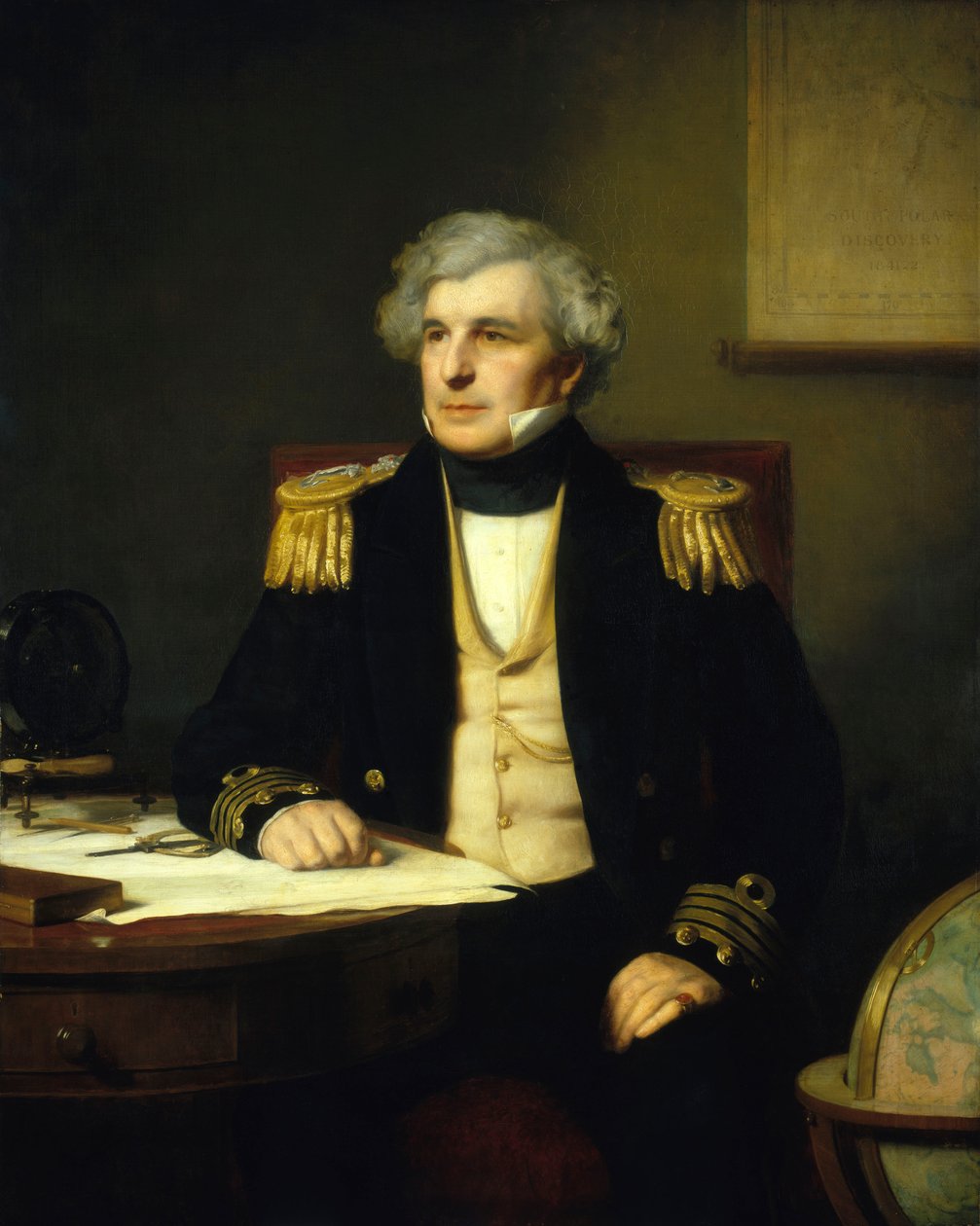 Capitano Sir James Clark Ross (1800-1862) da Stephen Pearce