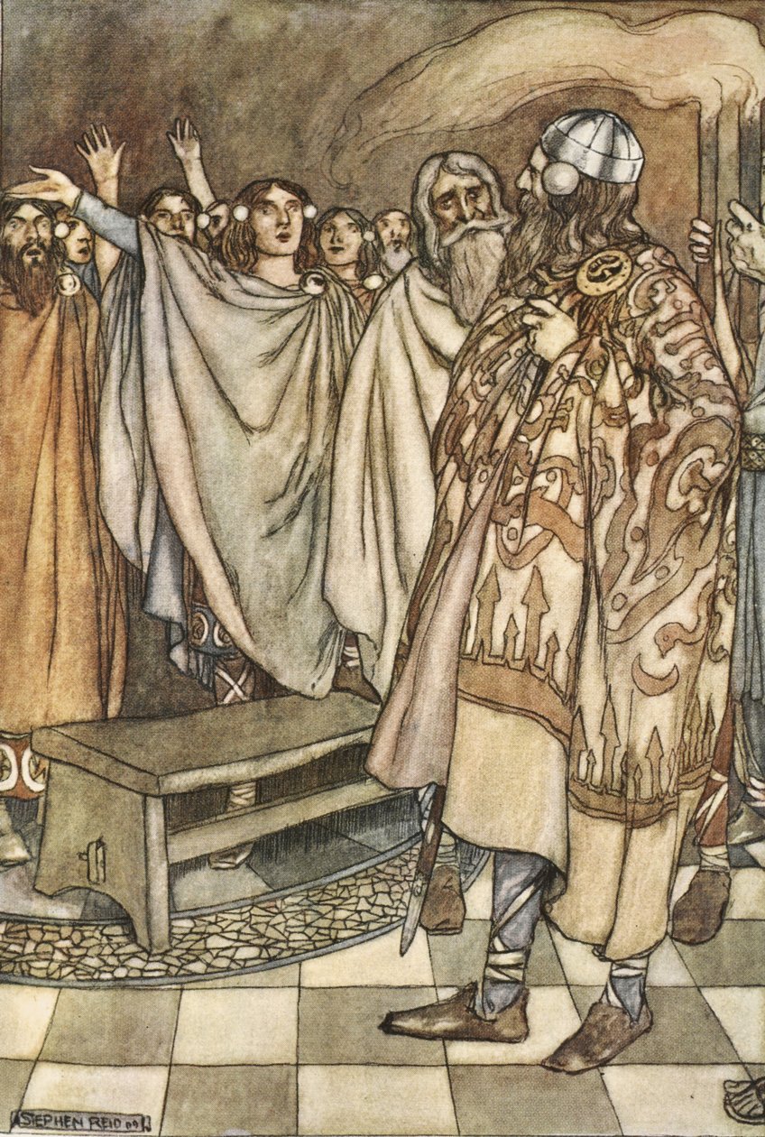 Un grido possente di esultanza si levò dagli uomini dell