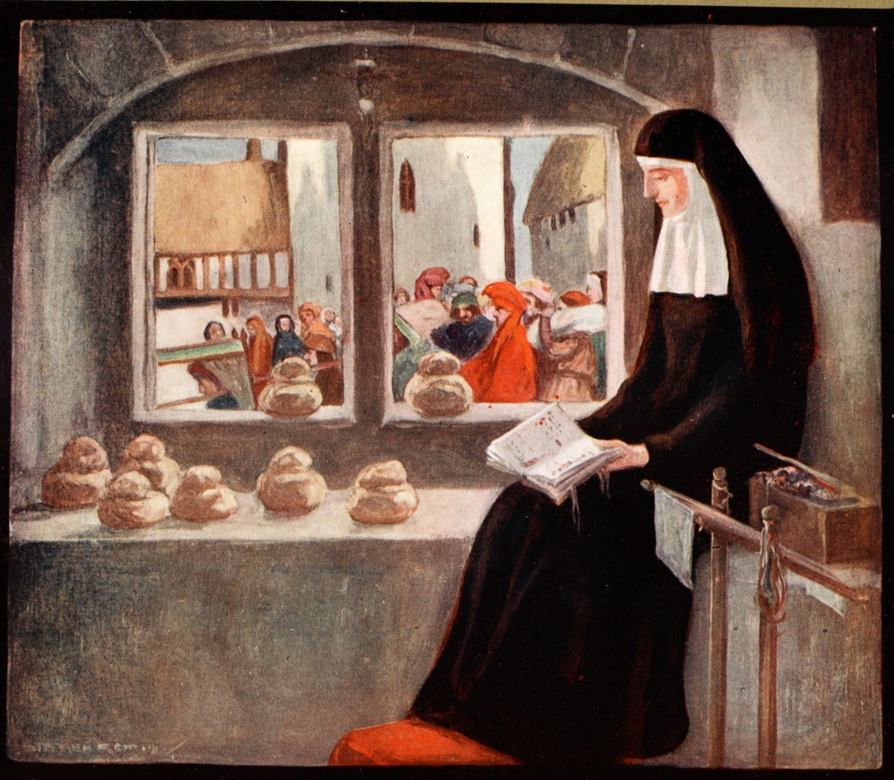 Lady Julian di Norwich, illustrazione da 