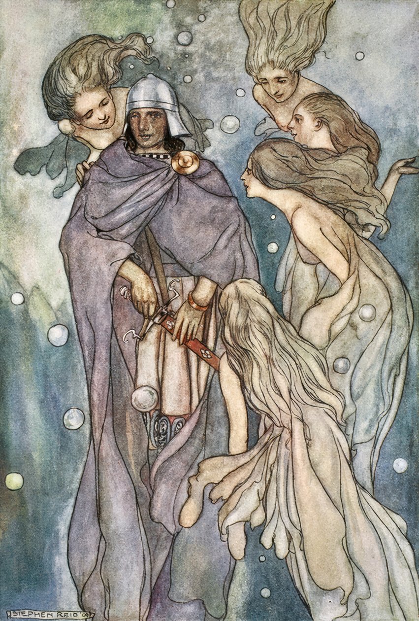 Lì abitavano le ninfe del mare dai capelli rossi da Stephen Reid