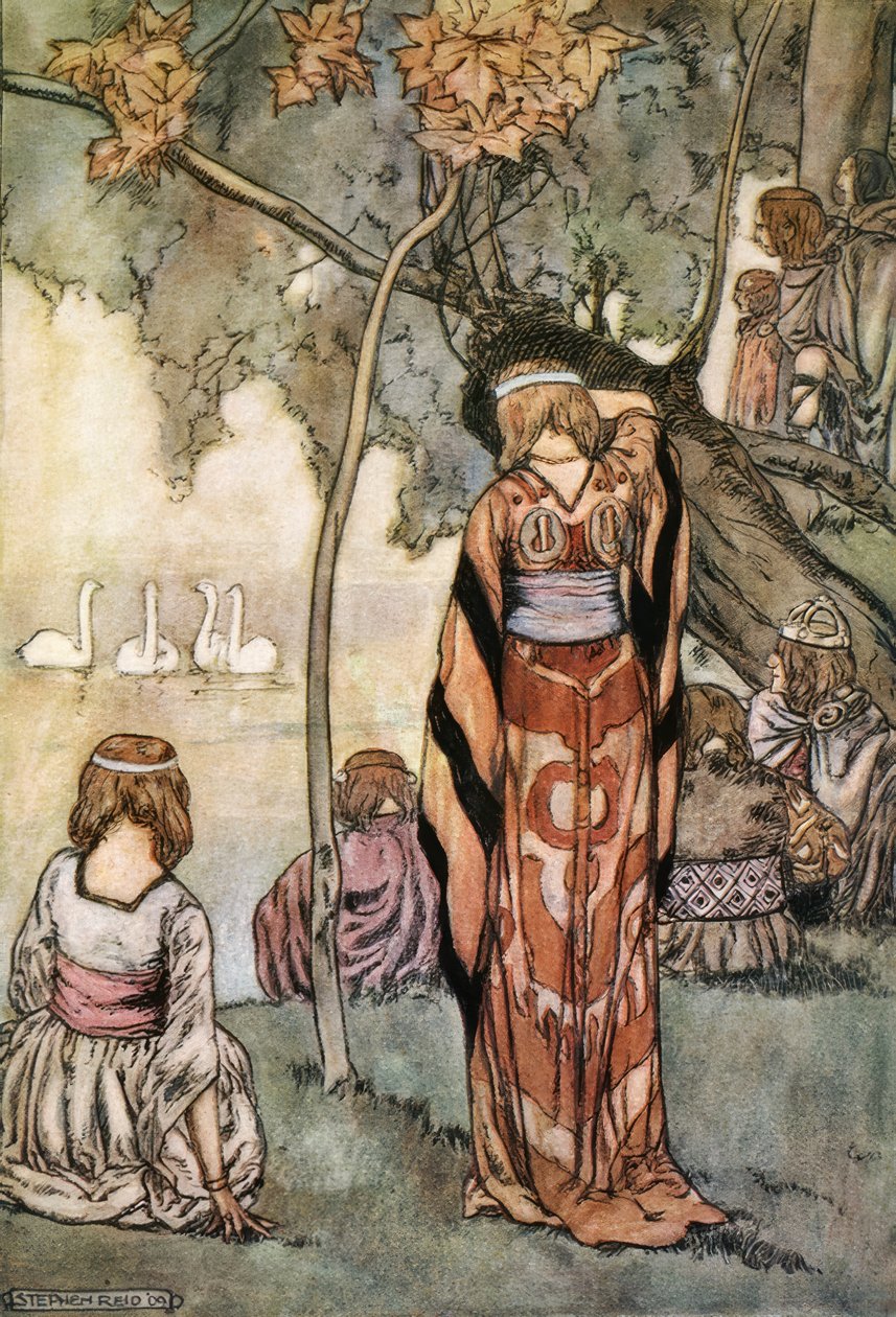 Fecero un accampamento e i cigni cantarono per loro da Stephen Reid