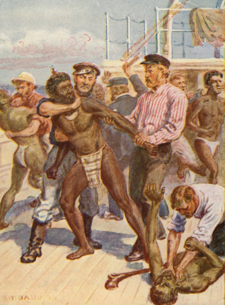 Illustrazione della vita del vescovo Patteson (litografia a colori) da Stephen T. Dadd
