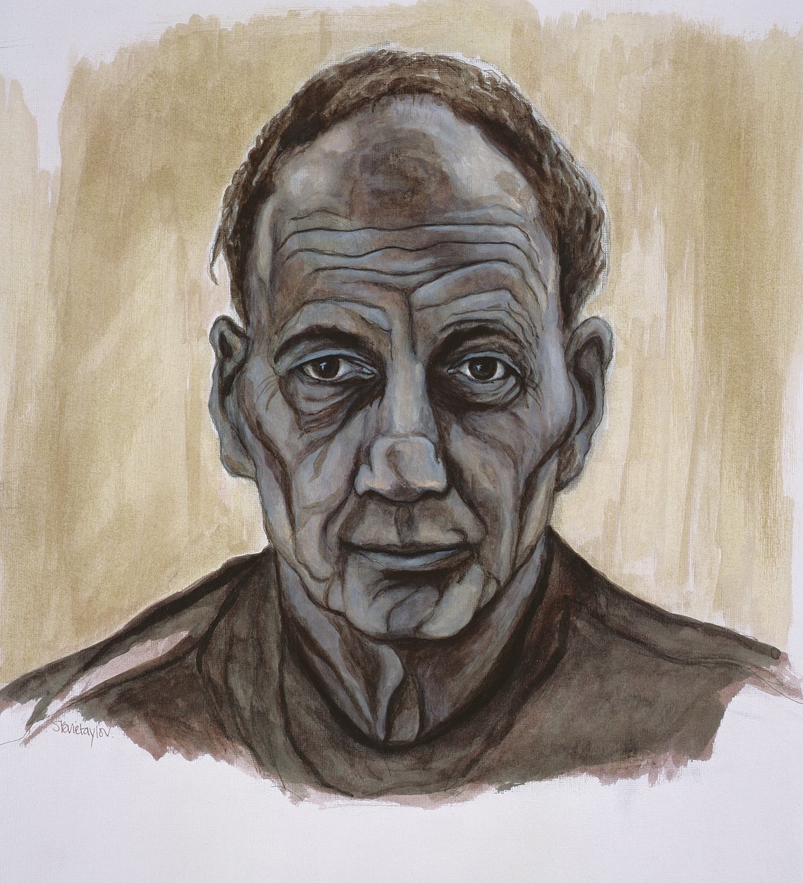 Ritratto di Frank Auerbach, 2002 da Stevie Taylor