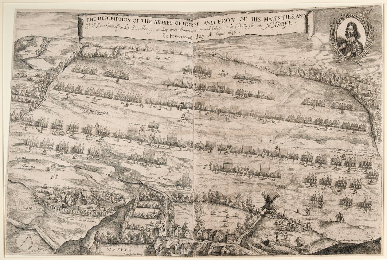 Descrizione degli eserciti di cavalleria e fanteria di Sua Maestà e di Sir Thomas Fairfax; il quattordicesimo giorno di giugno 1645 da Streeter