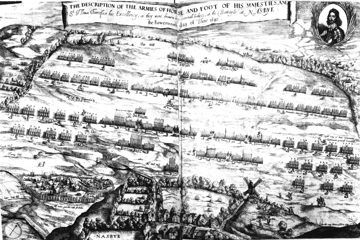 Descrizione degli eserciti di cavalleria e fanteria di Sua Maestà nella battaglia di Naseby, 14 giugno 1645, pubblicato per la prima volta in 