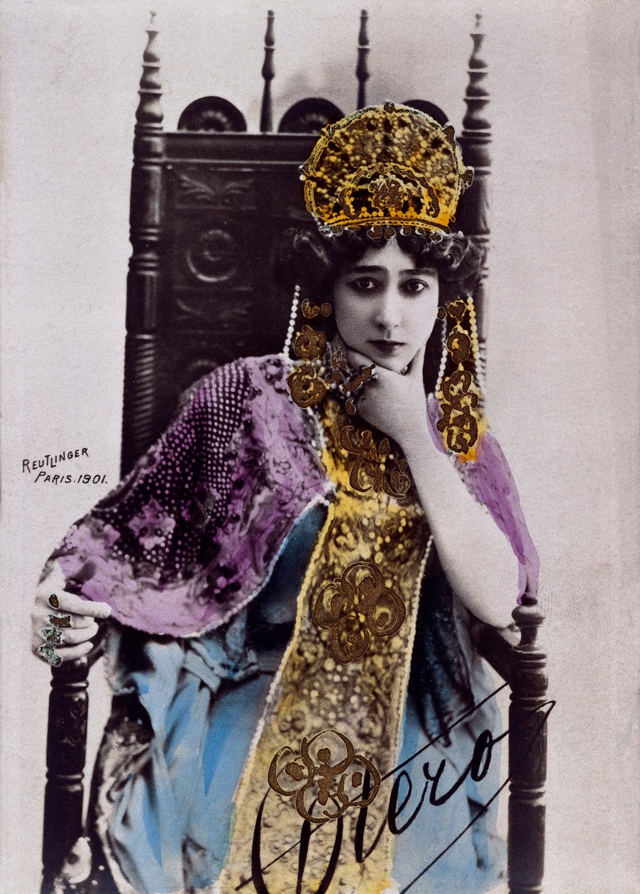 Ritratto di Caroline (La Belle) Otero (1868-1965) da Studio Reutlinger