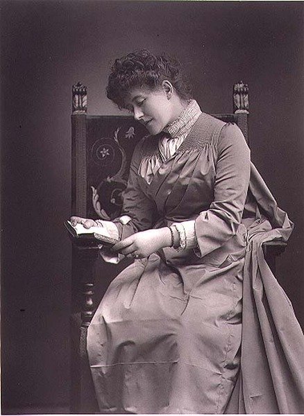 Ellen Terry (1847-1928) ritratto fotografico, metà anni 1880 da Studio Walery