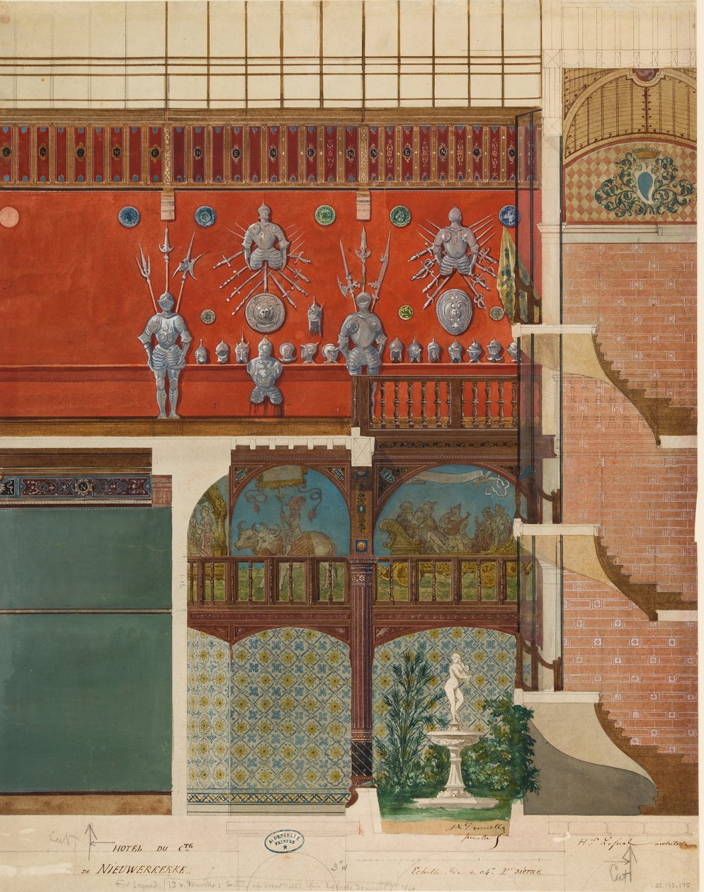 Disegno architettonico dell