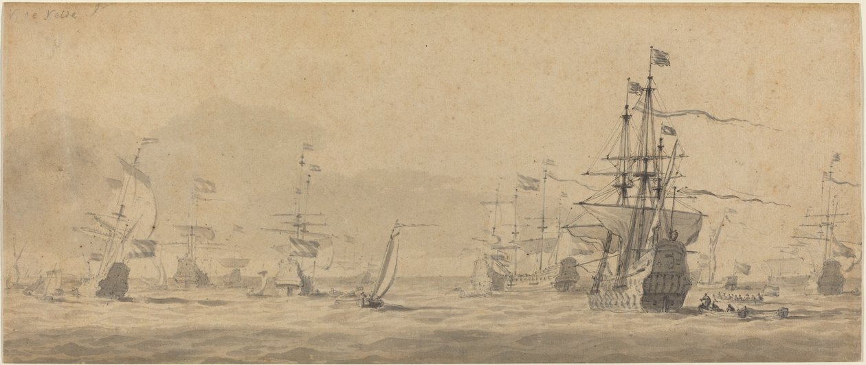 Marina da Style of Willem van de Velde the Younger