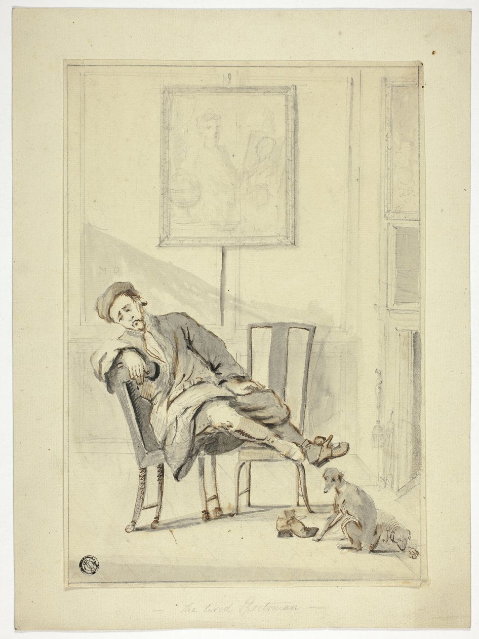 Lo sportivo stanco da Style of William Hogarth