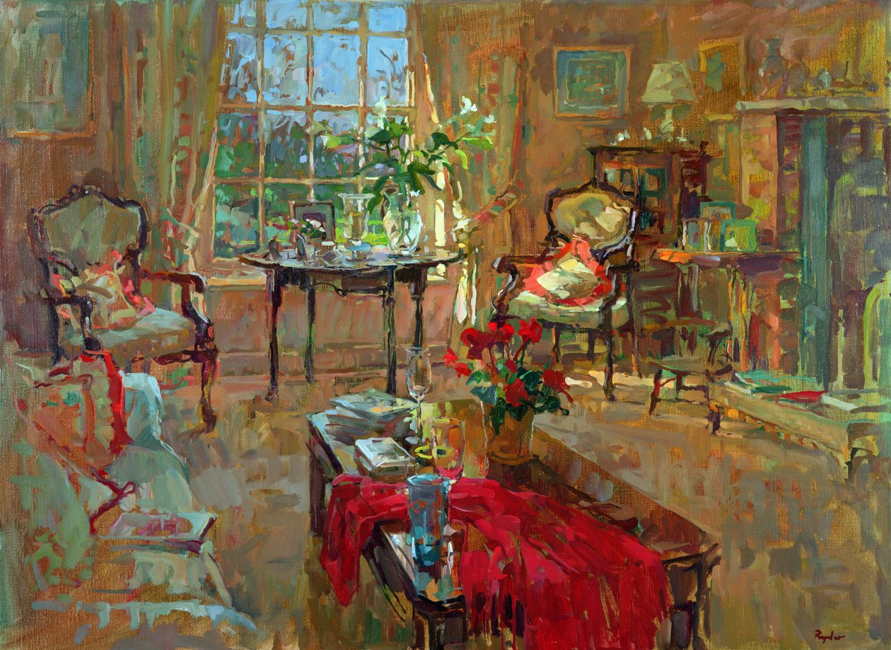 Luce del sole con gigli da Susan Ryder
