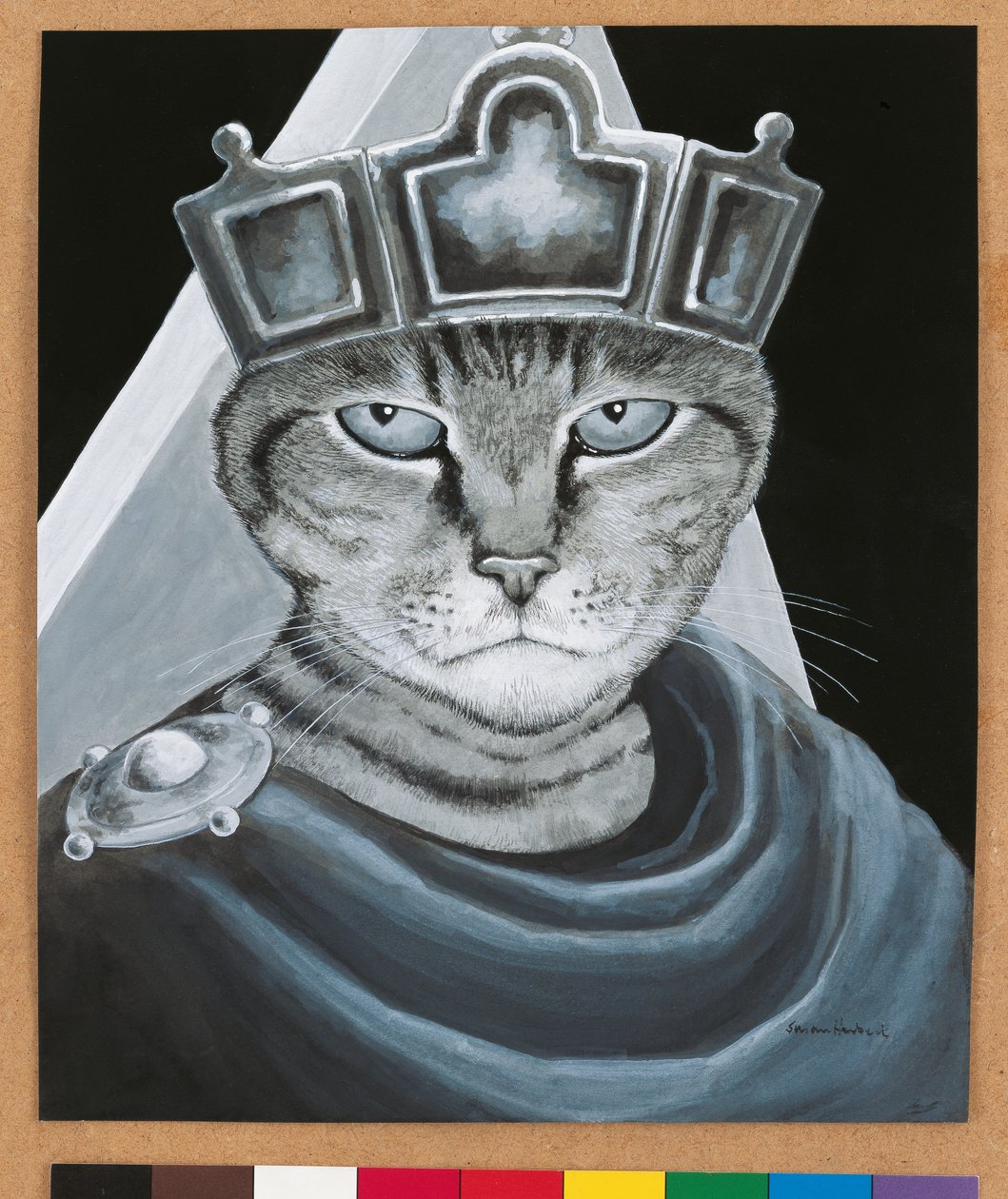 Illustrazione da Cats Galore! A Compendium of Cultured Cats (pub. 2015) da Susan Herbert