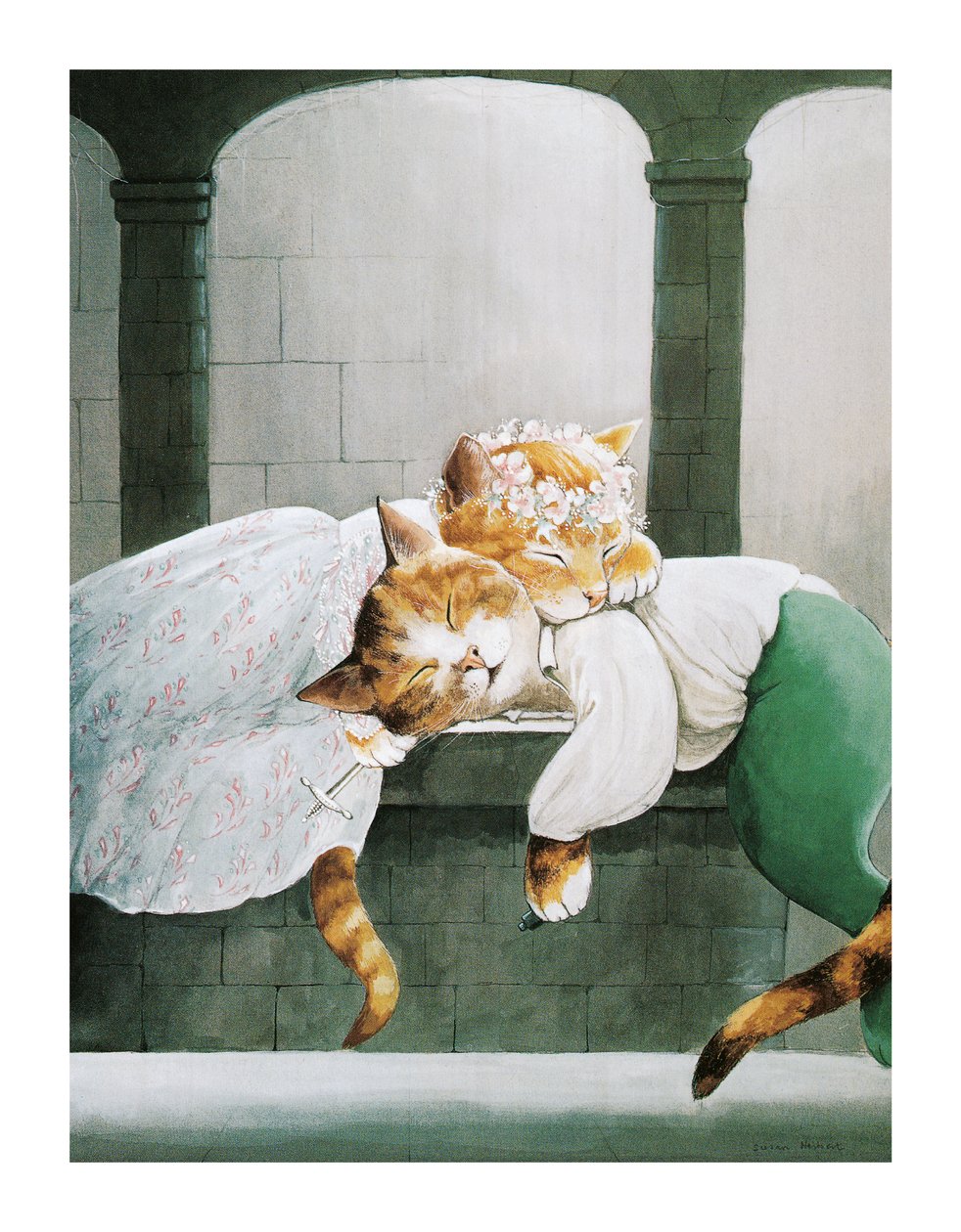 Illustrazione da Shakespeare Cats: Poster Book da Susan Herbert
