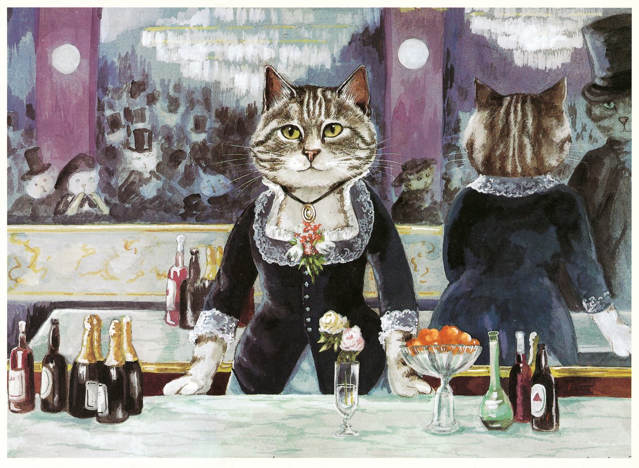 Illustrazione da La Galleria dei Gatti dell