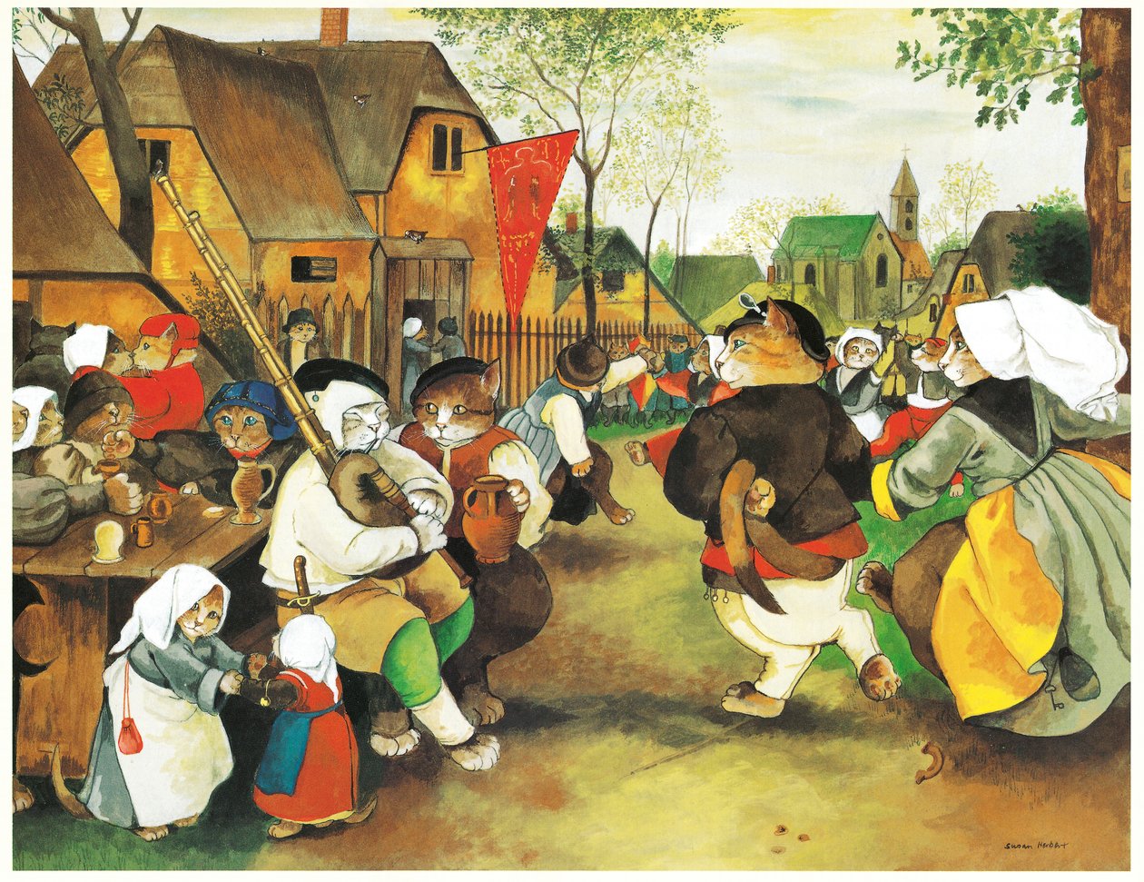 Illustrazione da The Cats