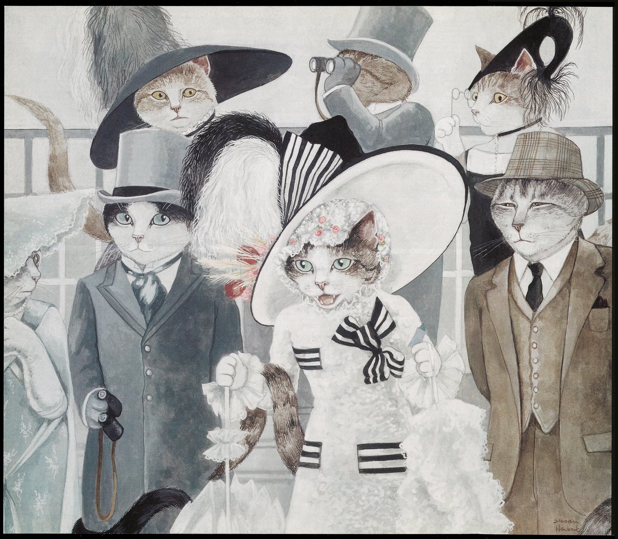Illustrazione dal film Cats da Susan Herbert