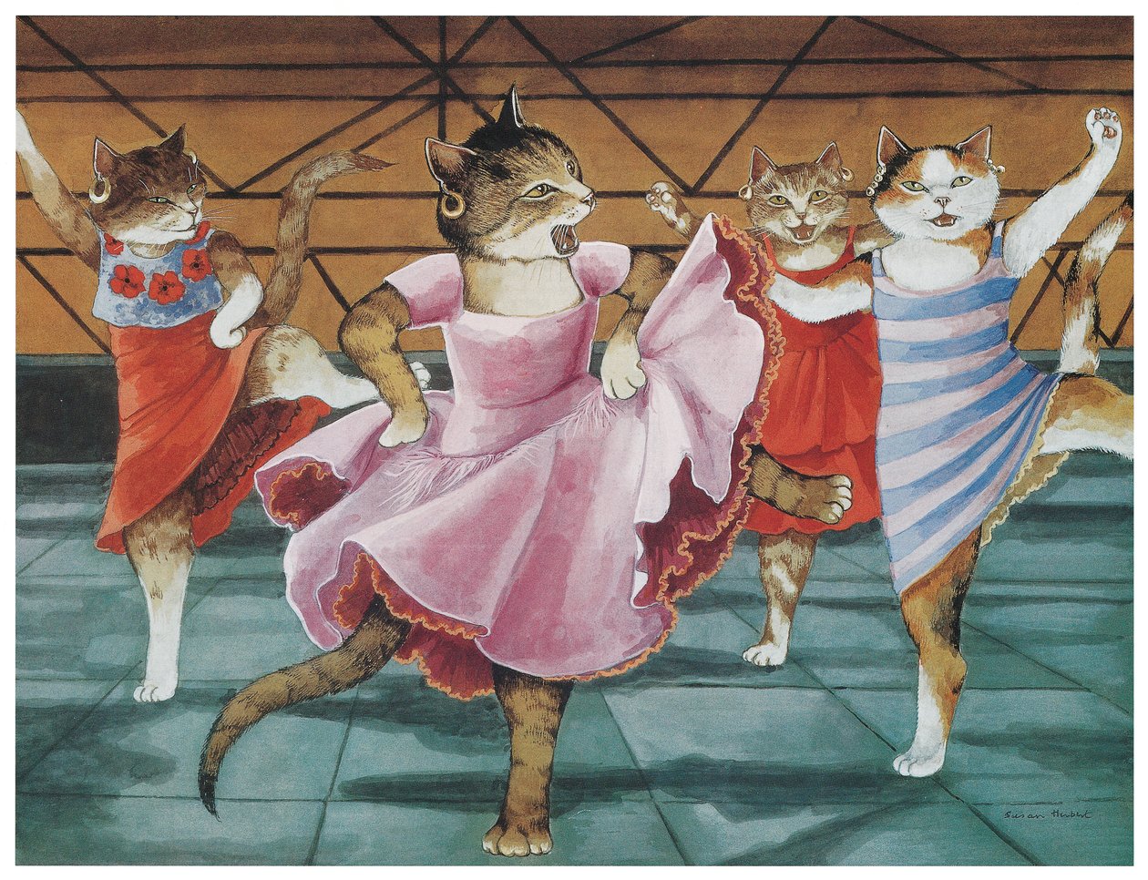 Illustrazione dal film Cats da Susan Herbert
