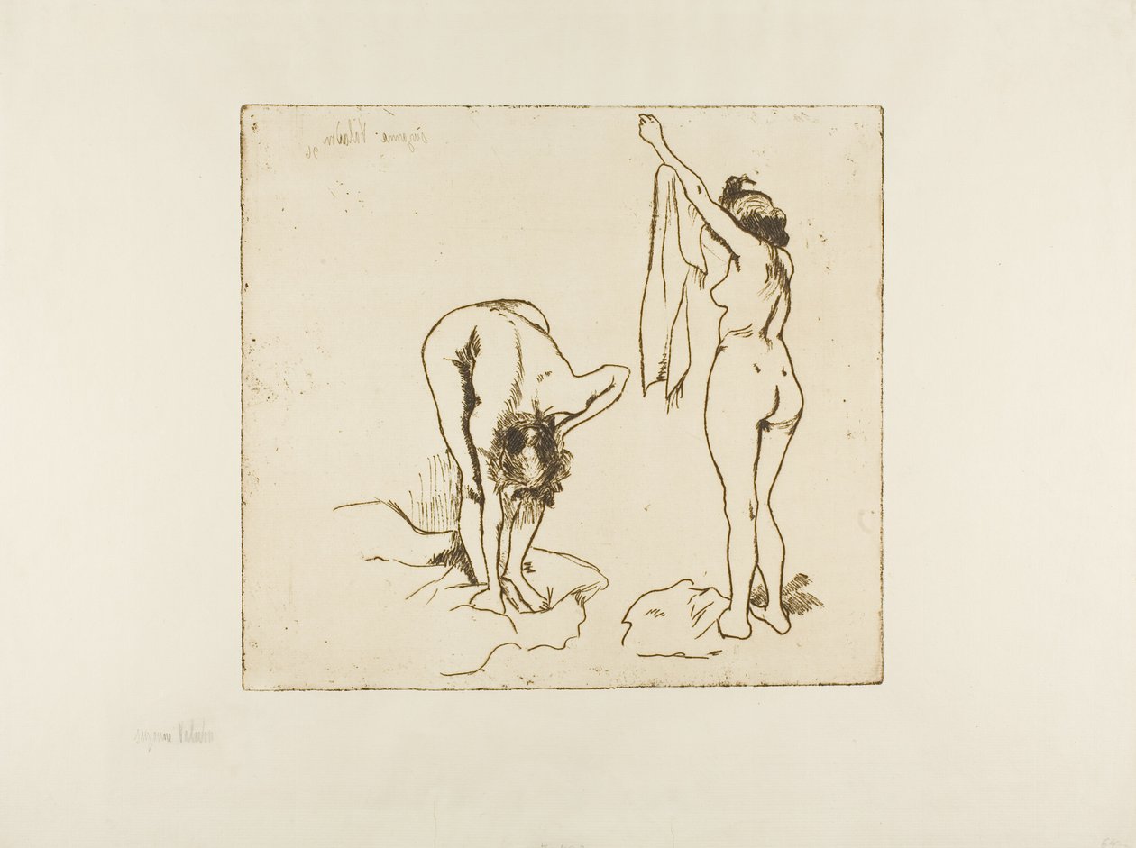 Due donne che si asciugano da Suzanne Valadon