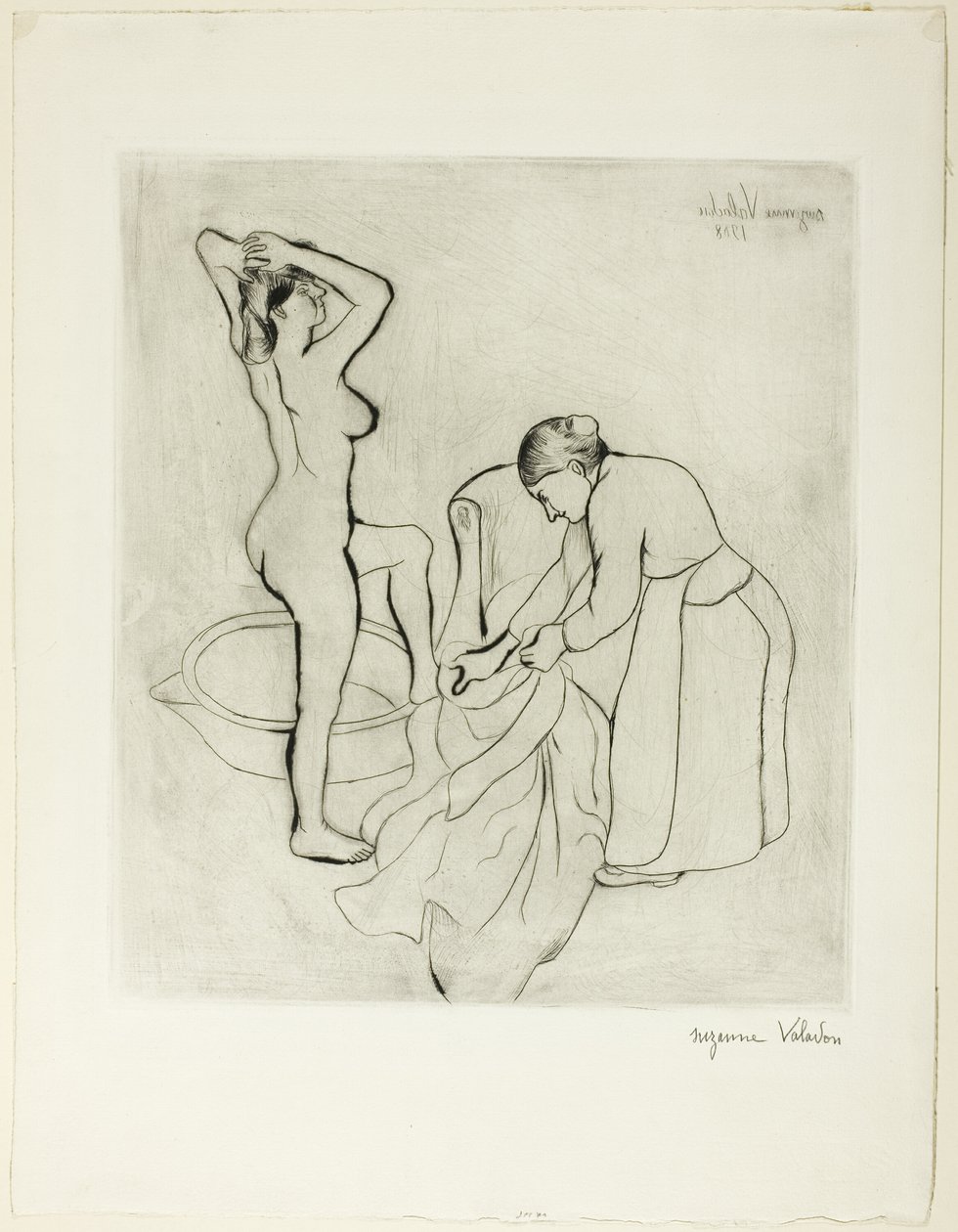 Donna al bagno da Suzanne Valadon