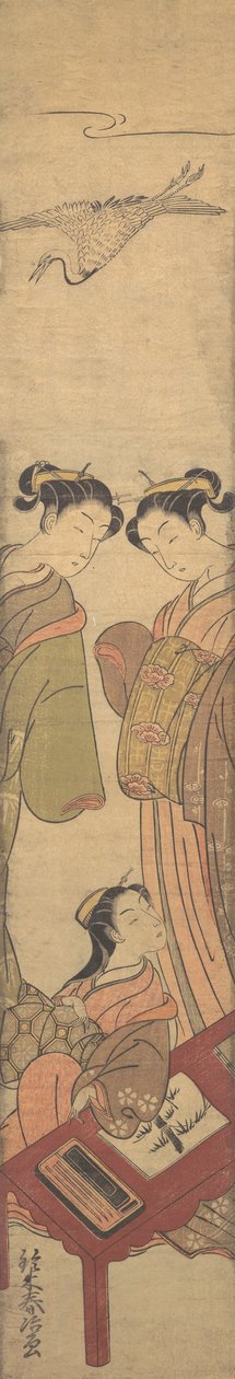 Tre bellezze, ca. 1770 da Suzuki Haruji